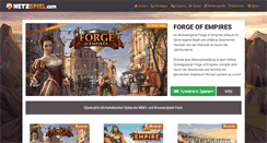 Desktop Screenshot of netzspiel.com